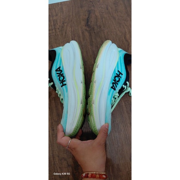Size 9.5D - Hoka One One HOKA Bondi 9 Luna Moth Blue Spark men\'s Sneakers